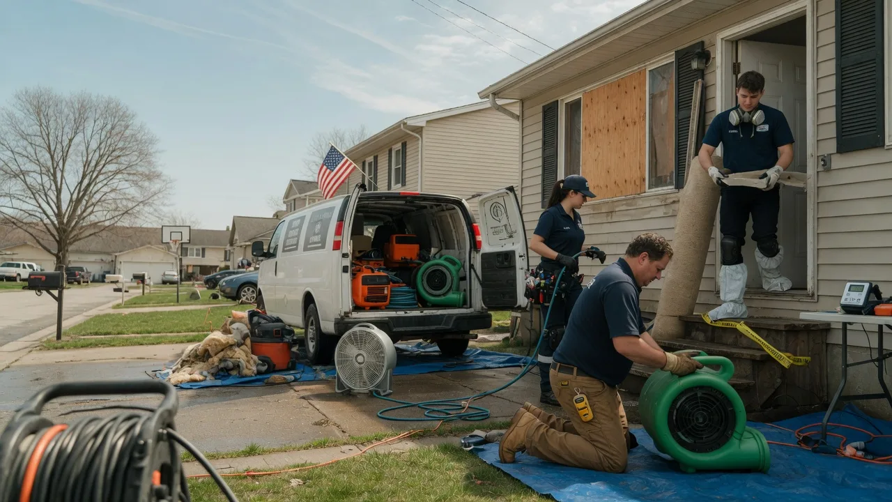 Water Damage Restoration in Edenville, MI near me